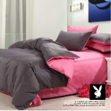 Wholesale - PLAYBOY 4 piece solid colour bedding set