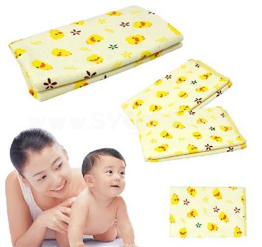 Children Durable Cartoon Multifunction Cotton Urine Proof Bed Sheets 4PCs