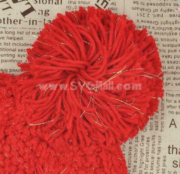 Hand weaving acrylic hat