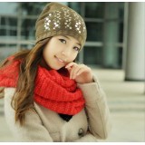 Wholesale - Korean style acrylic straight knitted warm hat