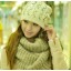 Korean style acrylic straight knitted warm hat
