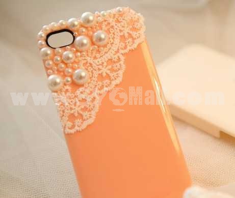 Lace Pearl Handmade Protective Case for iphone4/4s