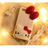 Wholesale - Handmade Hello Kitty Rhinestone Case for iPhone 4/4s