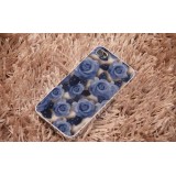 Wholesale - Ice Rose Pattern Electroplated Case for iPhone 4/4s
