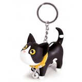 Wholesale - Lovely Cat with Bell Shape Keychain 