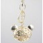 Stylish Panda Head Pattern Diamonds Keychain