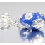 Stylish Egg Pattern Diamonds Keychain