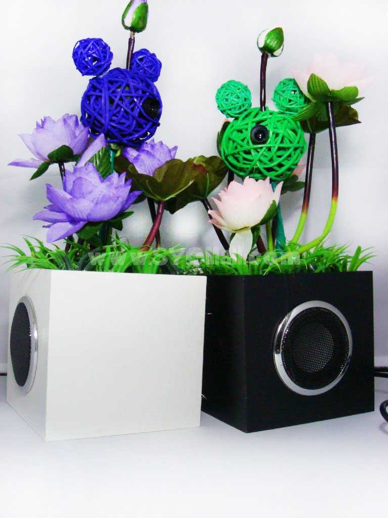 Snowwlof Handcrafted Four-In-One (Camera+Speaker+Microphone+Bonsai） (CH-2003)