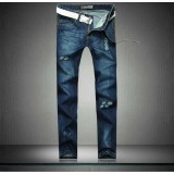 Wholesale - Fashion Dark Blue Winter Straight Mens Jeans 6396