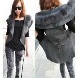 Wholesale - Fur-Collar Shawl/Vest/Coat (M102)