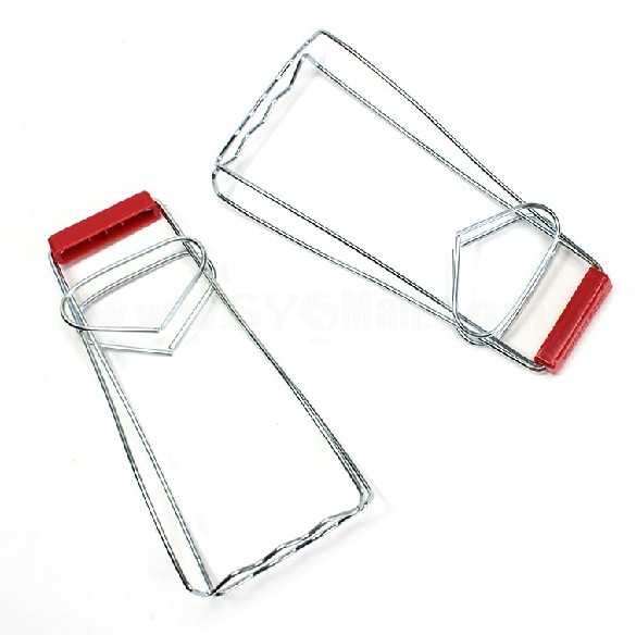 Home Kitchen Multifunction Stainless Steel Bowl Dish Clip Clamp Tongs 