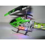 Wholesale - Lime Green - 22.5CM Light Up Remote Control (RC) Helicopter (L259) 