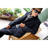 Wholesale - Men's Fashion Woolen Leisure Overcoat 501B-B104