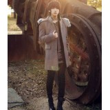 Wholesale - Men's Fashion Hooded Woolen Overcoat 1704-CY150