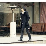 Wholesale - Men's Simple Style Double-Breasted Short Overcoat 1616-Y222