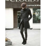 Wholesale - Men's Fashion Double-Breasted Slim Overcoat 1015-W151