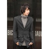 Wholesale - Men's Classic Double-Breasted Long Overcoat 10-1616-Y169