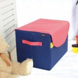Wholesale - Stylish Nylon Square Contrast Color Storage Box