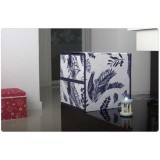 Wholesale - Classic Non-woven Fabrics Blue and White Porcelain Series Multufunction Double Drawer Storage Box 