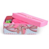 Wholesale - Stylish Pink Phoenix Style Storage Box Independent Cover Large