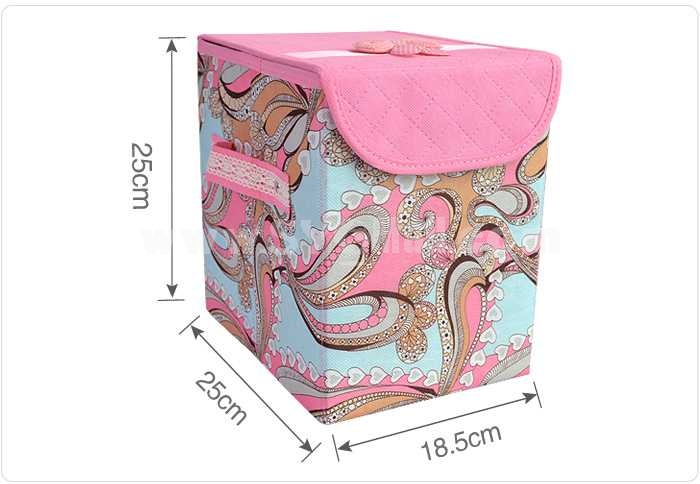 Stylish Pink Phoenix Style Storage Box Small