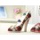 Korea High Heeled Shoes Shaped Resin Fabric Jewelry Stand 