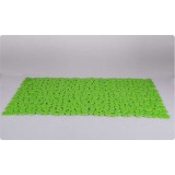 Wholesale - Antiskid Environmental PVC Rectangle Green Cobble Pattern Bath Mat J7136