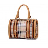 Wholesale - Vintage Style Contrast Color Design Shoulder Bag