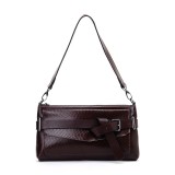 Wholesale - Euramerican Style Crocodile Cow Leather Soild Color Handbag Shoulder Bag