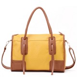 Wholesale - Korea Stylish PU Diamond Check Pattern Handbag Shoulder Bag Messenger Bag