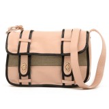 Wholesale - Stylish Elegant PU Soild Color Shoulder Bag Messenger Bag