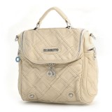 Wholesale - Stylish Check Pattern PU Soild Color Handbag Shoulder Bag 