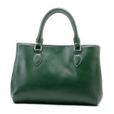 Wholesale - Stylish Simple Pattern Cow Leather Soild Color Handbag Shoulder Bag Messenger Bag
