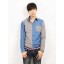 Fashionable Bicolor Checked Shirt with Long Sleeves (702-152)