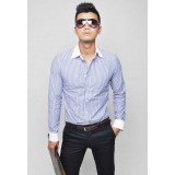 Wholesale - 100% Cotton Business Casual Strips Style Shirt with Long Sleeves