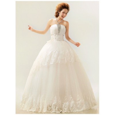 http://www.orientmoon.com/36445-thickbox/ball-grown-strapless-acrylic-empire-floor-length-organza-wedding-dress.jpg