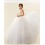 Ball Grown Strapless Acrylic Empire Floor-length Tulle Wedding Dress