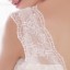 Retro Halter V-neck Slim Lace-up Pailette Mermaid Wedding Dress