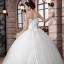 Halter Paillette Lace-up Floor Length Wedding Dress