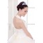 Halter A-line/Ball Gown Organiza Empire Lace-up Wedding Dress