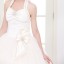 Halter A-line/Ball Gown Organiza Empire Lace-up Wedding Dress