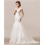 Mermaid Off-the-shoulder Paillette Lace Zipper Lace-up Wedding Dress