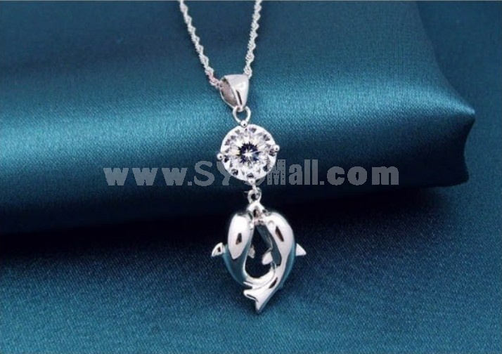 "The Love of Dolphin" Cupronickel Pendent