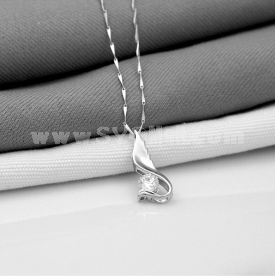 "Invisible Wing" Cupronickel Pendent