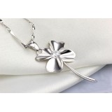 Wholesale - Four Leaf Clover Shaped Cupronickel Pendent