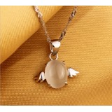 Wholesale - Cat's Eye with Ceramic Pendent