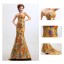 Strapless Floor-length Brocade Empire Zipper Mermaid Wedding Dress