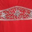 V-neck Beading Floor-length Chiffon Empire Zipper Wedding Dress