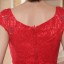 Off-the-shoulder Beading Empire Lace Zipper Wedding Dress