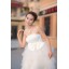 Strapless Short/Mini Chiffon Satin Zipper Empire Wedding Dress LF81